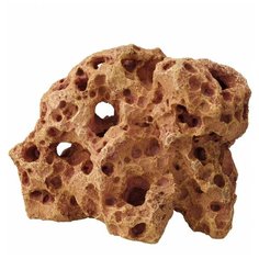 AQUA DELLA Декорация для аквариума "Камень Колорадо", коричневый, 22.5x13x15.5см (Нидерланды)