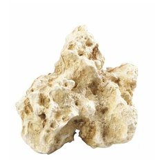 AQUA DELLA Декорация для аквариума "Лунный камень", белый, 16x10.5x13.5cм