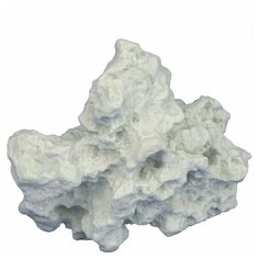 AQUA DELLA Декорация для аквариума "Белый камень", 16x11x13см