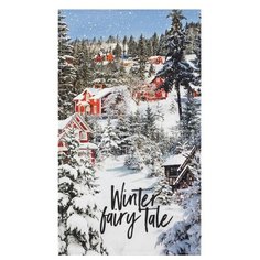 Этель Полотенце Winter fairy tale кухонное 35х60 см белый/голубой