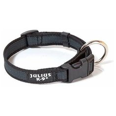 JULIUS-K9 ошейник для собак Color & Gray (39-65см/2,5см), черно-серый
