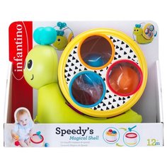 Каталка-игрушка Infantino Улитка Спиди Желтый