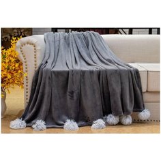 Плед Sofi De Marko Fluffy ball (стоун) 220х240
