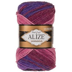 Пряжа ALIZE Lanagold Batik 100гр.,240м (49%шерсть, 51%акрил) (1739 секционный)