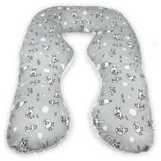 Подушка для беременных анатомическая AmaroBaby EXCLUSIVE Soft Collection 340х72 (101 Барашек)
