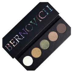 Bernovich Палетка теней для век Stone Collection jade