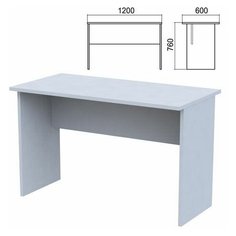 Стол письменный "Арго", 1200х600х760 мм, серый 641245 Argo