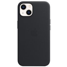 Apple iPhone 13 Leather Case MagSafe, тёмная ночь