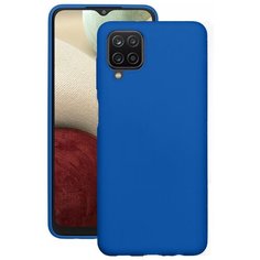 Накладка Gel Color для Samsung Galaxy A12, синий, PET синий, Deppa (87840)