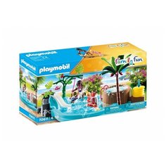 Конструктор Playmobil Детский бассейн с горкой PM70611