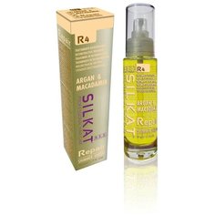 BES масло для волос SILKAT R4 Shimmer shield (pH-6) ультралегкое 50мл / профессиональная Итальянская косметика