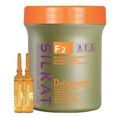 BES лосьон против перхоти SILKAT F2 12*10 мл / профессиональная Итальянская косметика для волос / тоник для волос