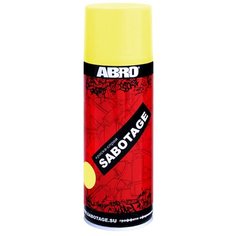 Краска ABRO Sabotage, темно-желтый, 400 мл