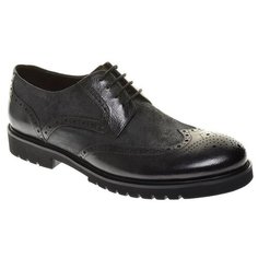 Туфли Loiter мужские демисезонные, размер 43, цвет черный, артикул 1028-01-21-111