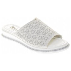 Сабо Baden женские летние, размер 36, цвет серебряный, артикул EC013-011