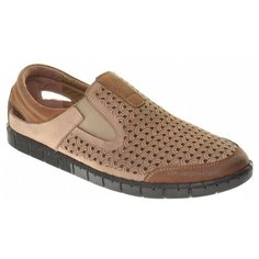 Туфли Shoiberg мужские летние, размер 42, цвет бежевый, артикул 395-01-01-93
