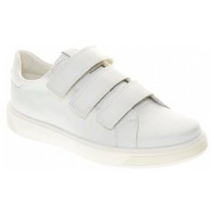 Слипоны Ecco женские демисезонные, размер 37, цвет белый, артикул 705203/01007-06055