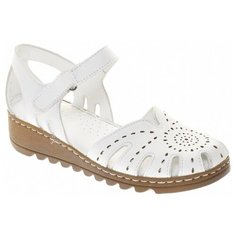 Туфли Shoiberg женские летние, размер 39, цвет белый, артикул 495-05-07-10