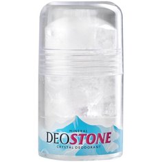Минеральный дезодорант DEOSTONE из цельного кристалла Чермигит / квасцы/кристаллический дезодорант, 100 гр Мыльные Орехи