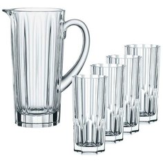 Набор 5 предметов кувшин + 4 стакана для воды Aspen 102999 , Кувшин 1190 стакан 309 мл, Nachtmann