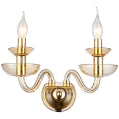 Настенный светильник ST Luce Cenela SL1758.201.02, E14, 80 Вт, кол-во ламп: 2 шт., цвет арматуры: бежевый