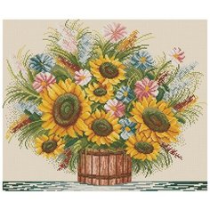 Букет подсолнухов мозаика на подрамнике 40х50 40х50 Painting Diamond GF2264 Painting Diamond GF2264