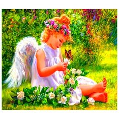 Алмазная мозаика на подрамнике 40х50см (круглые стразы, полная выкладка) ZX8192 New World