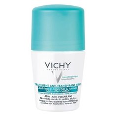 Vichy антиперспирант, ролик, против белых и желтых пятен, 50 мл