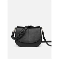 Сумка кроссбоди AFINA 596, натуральная кожа, черный