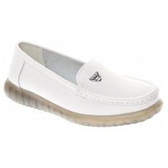 Мокасины Shoiberg женские демисезонные, размер 41, цвет белый, артикул S32-16-03