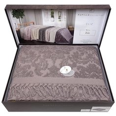 Покрывало Pupilla ELIZ 220x240 (Темно-сиреневый) 100% хлопок