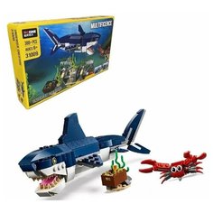 Конструктор Multificence 3 в 1 "Обитатели морских глубин" 388 дет 31009 Jisi Bricks (Decool)