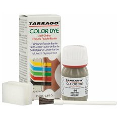 Стойкий краситель для всех видов натуральных и синтетических гладких кож Tarrago COLOR DYE, стекло, 25мл,TDC01/014 (STEEL GRAY) Стальной