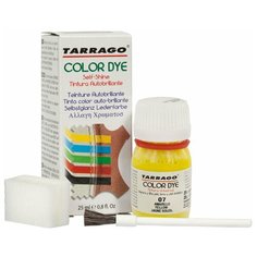 Стойкий краситель для всех видов натуральных и синтетических гладких кож Tarrago COLOR DYE, стекло, 25мл,TDC01/007 (YELLOW) Желтый