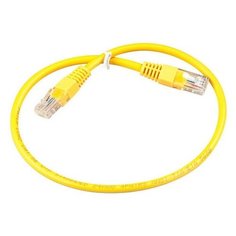Патч-корд ExeGate UTP-RJ45-RJ45-5e (EX258671RUS), 1 шт., Желтый, 1 м