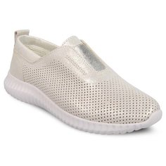 Слипоны Baden , размер 40 , серебряный