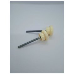 Фиксатор качания, маятника детской кроватки резьбовой М6 L70 2 шт слоновая кость СКВ Компани