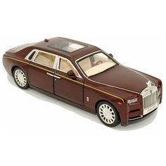 Машинка металлическая инерционная "Роллс Ройс Фантом" Rolls-Royce Ghost 1:24 (коричневый) XLG