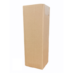 Картонная коробка для хранения и переезда RUSSCARTON, 100х100х310 мм, Т-22 бурый, 10 ед.