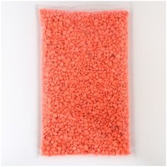 Грунт для аквариума гравий оранжевый (KW) 2 кг., 4-7мм., неоновый, светящийся Сима ленд