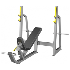 E-3042 Скамья-стойка для жима под углом вверх (Olympic Bench Incline), DHZ