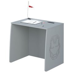 Стол для кровати- чердака Polini kids Marvel 4105 Железный человек, с выдвижными элементами, серый