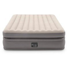 Кровать надувная INTEX 64164 DURA-BEAM PRIME COMFORT ELEVATED, со встроенным насосом 220В, 152x203x51 см