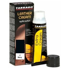 TARRAGO - Крем тюбик с губкой Leather cream, большой, 75мл. (017 - navy bleu)