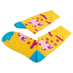 Носки детские St. Friday Socks 011-8 "Копилка", Жёлтый, 16 (размер обуви 24-26)