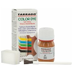 Стойкий краситель для всех видов натуральных и синтетических гладких кож Tarrago COLOR DYE, стекло, 25мл,TDC01/027 (MANGO) Манго