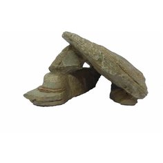 Камень для аквариума Meijing Aquarium Разрушенное плато 12х7х9.5 см серый