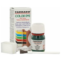 Стойкий краситель для всех видов натуральных и синтетических гладких кож Tarrago COLOR DYE, стекло, 25мл,TDC01/033 (DARK GREEN) Темно-зеленый