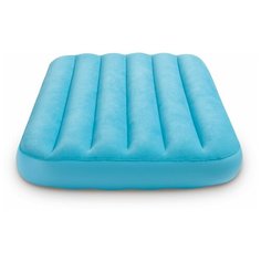 Кровать надувная детская INTEX 66803 COZY KIDZ, флок, цвет голубой, 157х88x18 см