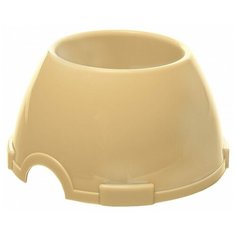 Доктор zoo миска пластиковая коническая бежевая 0,70 л